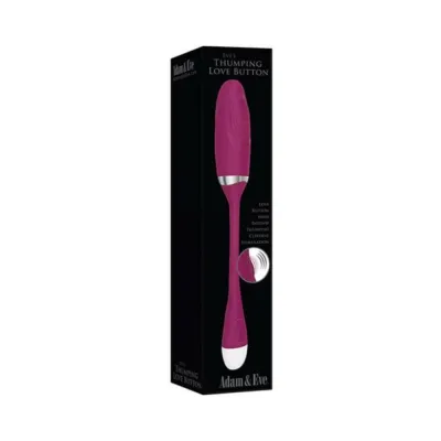 A e Eve s Thumping Love Button Rechargeable Silicone Purple