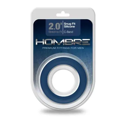 Hombre Snug Fit Silicone C Band Navy