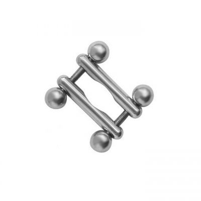 Torment Nipple Clamp with Balls