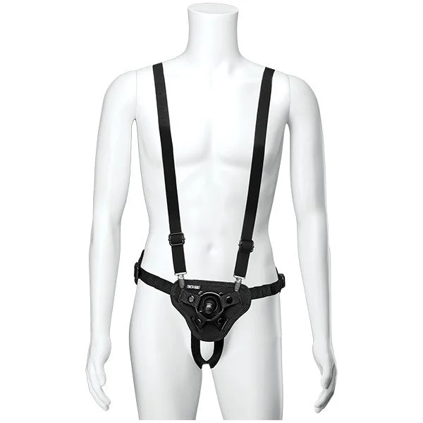 Vac-u-lock Suspender Harness With Plug Black