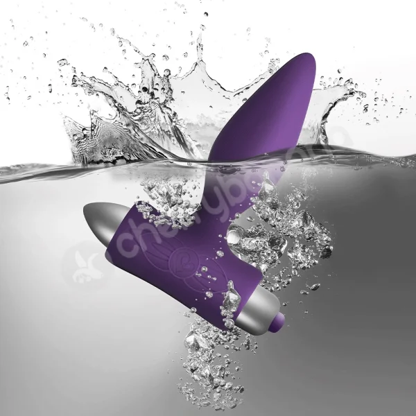 Rocks Off Petite Sensations Plug 7 Speed Purple Anal Vibrator