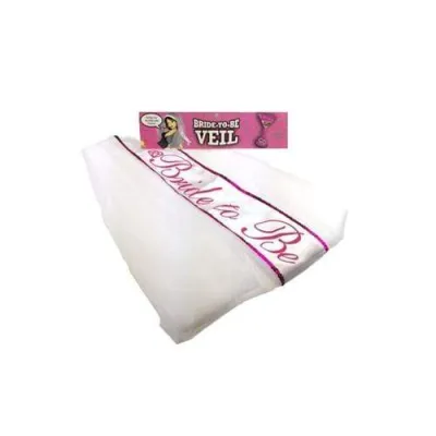 Bride To Be Veil White