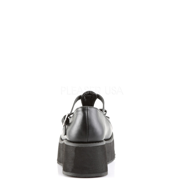 2 1/4 inches PF T-Strap w/Bow & Buckle Detail — image 4 of 4