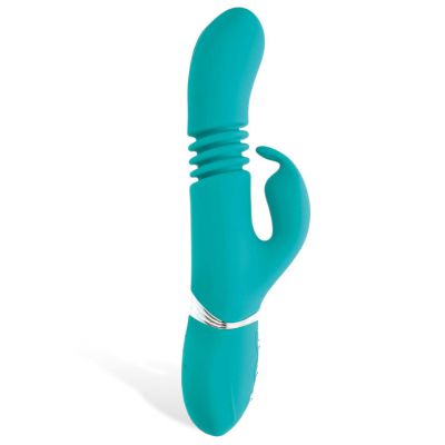Adam and Eve Thrusting 9 Silicone Rabbit Vibrator