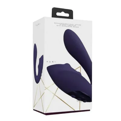 G Spot Vibrators Vive Yumi Rechargeable Triple Motor G spot Finger Motion Vibrator And Flickering Tongue Stimulator P