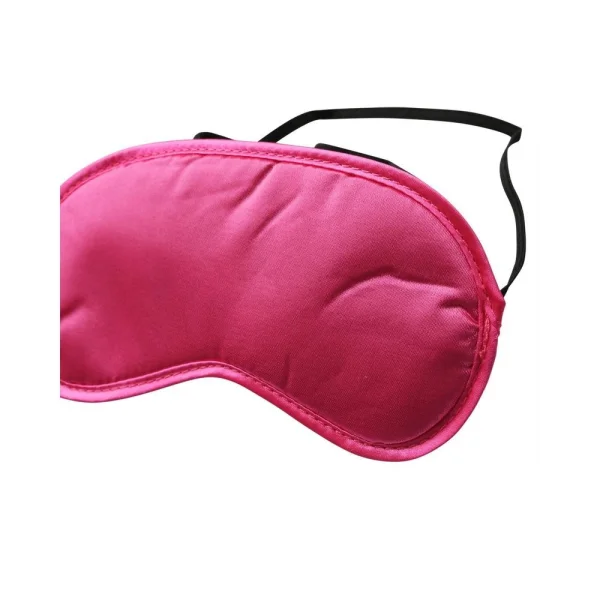 Sex & Mischief Satin Hot Pink Blindfold — image 8 of 9