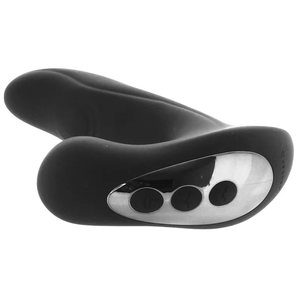 Gender X Mad Tapper Rechargeable Silicone Dual Stimulation Vibrator - Black