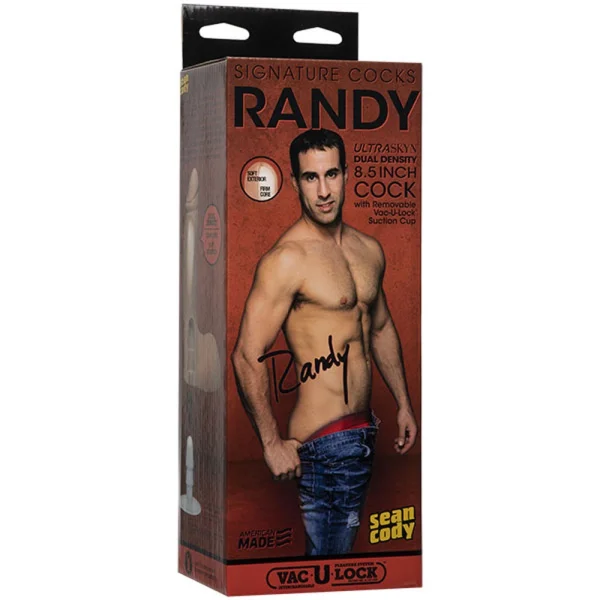 Signature Cocks - Randy - 8.5 Inch Ultraskyn Cock With Removable Vac-U-Lock Suction Cup