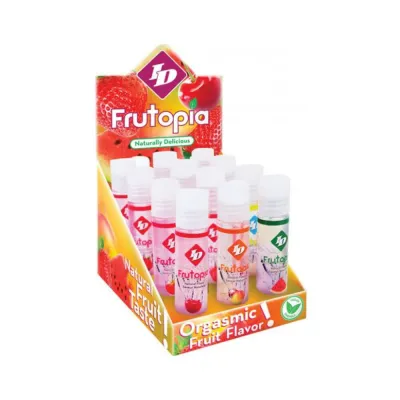 ID Frutopia Natural Lubricant Display Of 12 1oz Bottles