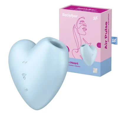 Satisfyer Cutie Heart Air Pulse Stimulator with Vibration