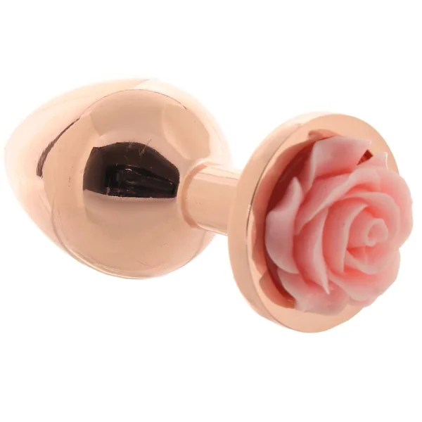 Rear Assets Medium Rose Aluminum Plug