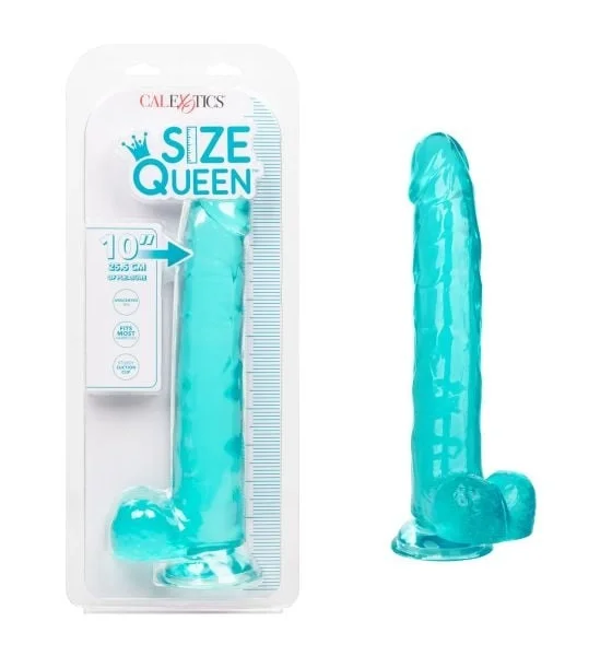 Size Queen 10"/25.5 cm - Blue
