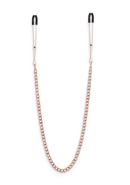 Bound Adjustable DC3 Tweezer Nipple Clamps by NS Novelties - Rose Gold
