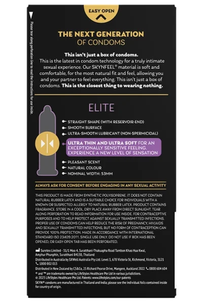 Skyn Elite Condoms (6 Pack)