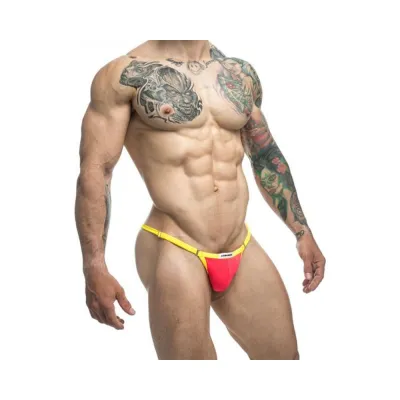 Men s Clothing Malebasics Justin Simon Bikini One Coral O s