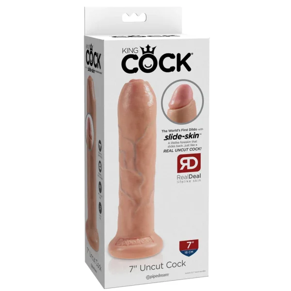King Cock 7" Uncut - Flesh