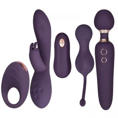 Bondara Amethyst Vibrator 4 Piece Collection