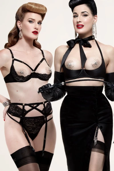 Dita Von Teese Von Follies Madame XXX Black G String