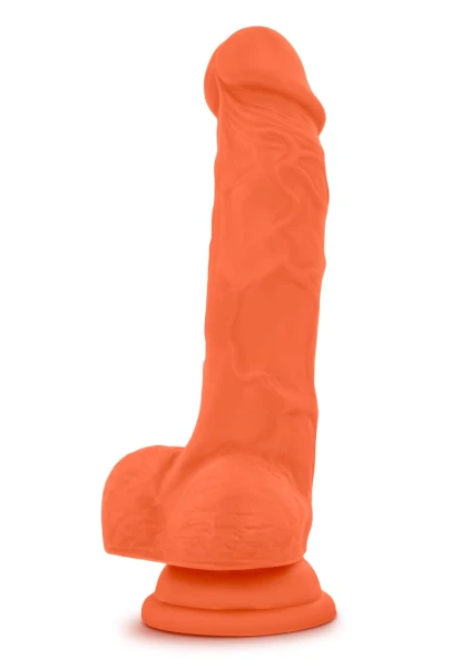 Neo Elite - 7.5" Silicone Dual Density Dildo with Balls