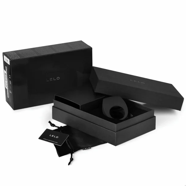 LELO Tor 2 Vibrating Waterproof Cock Ring for Couples - Black
