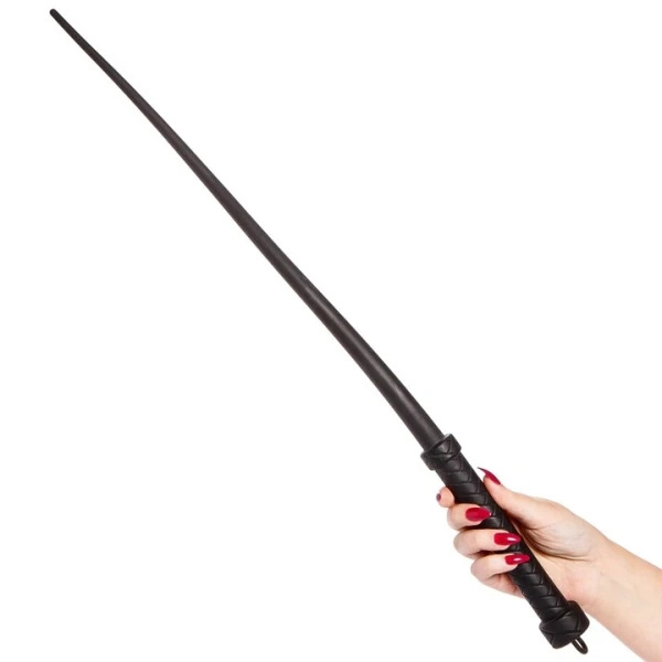 Bondara Crackdown Black Silicone Whip - 24 Inch