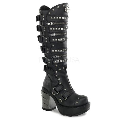 SINISTER 301 3 1 2 Chromed ABS Heel 1 1 2 Moulded Pu PF Knee Boot