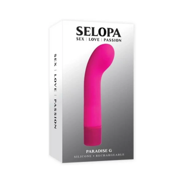 G Spot Vibrators: Selopa Paradise G Rechargeable Silicone G-spot Vibrator Pink