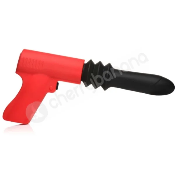 Master Series Pistol Pounder Thrusting Vibrator With Gun Handle