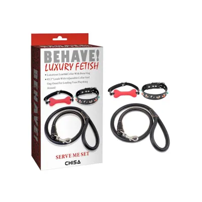 Serve Me Set Black red