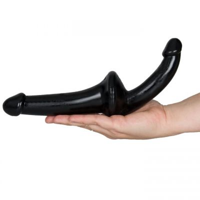 Bondara Black Curveball Double Ended Dildo 9 Inch