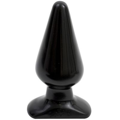 Classic Butt Plug Smooth Large Black