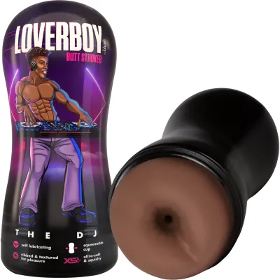 Loverboy The DJ Self Lubricating Anal Penis Stroker By Blush Chocolate