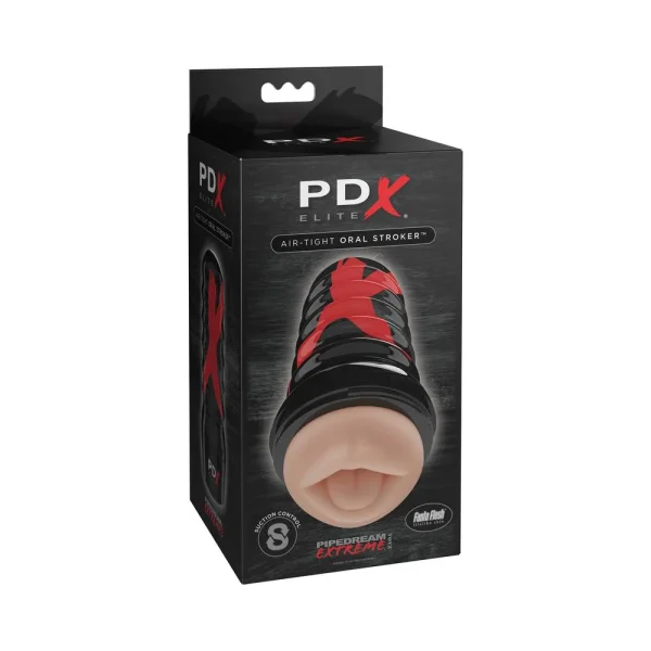 PDX Elite Air Tight Oral Stroker Beige — image 10 of 14