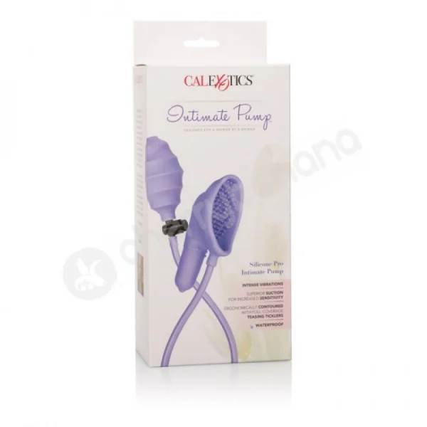 Purple Silicone Pro Vibrating Intimate Pussy Pump