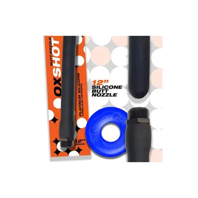 Oxshot Butt nozzle Shower Hose 12 Inch Plus Flex Cockring