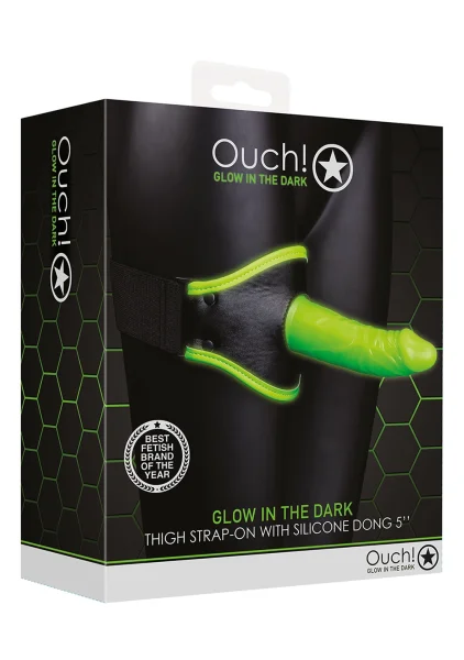 Ouch! Glow In The Dark Thigh Strap-on