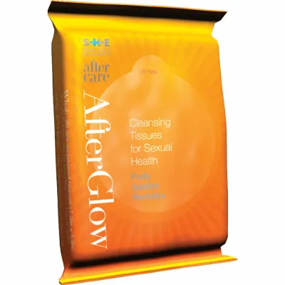 Afterglow Cleansing Tissues For Sexual Health 20 Pack