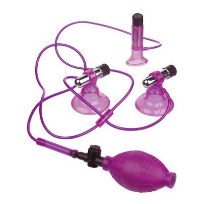 Vibrating Triple Super Suck her Purple