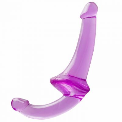 Bondara Crystal Clear Curveball Double Ended Dildo 9 Inch
