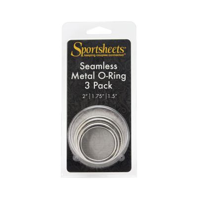 Sportsheets Metal O Ring 3 Pack Nickel free Rings