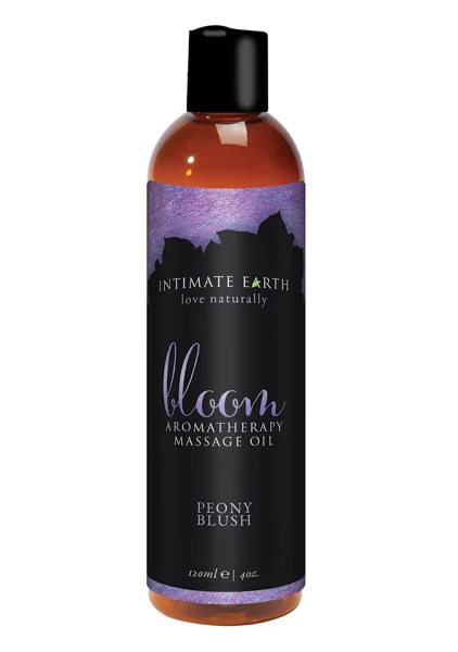 Intimate Earth BLOOM Aromatherapy Massage Oil - Peony Blush