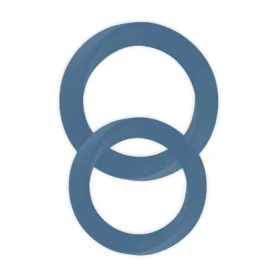 Infinity Thin M and L Cockring Blue