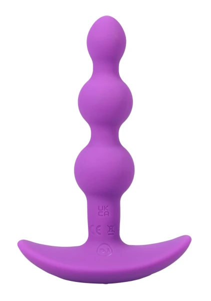 A-Play - BEADED VIBE - Rechargeable Silicone Anal Plug with Remote — image 17 of 20