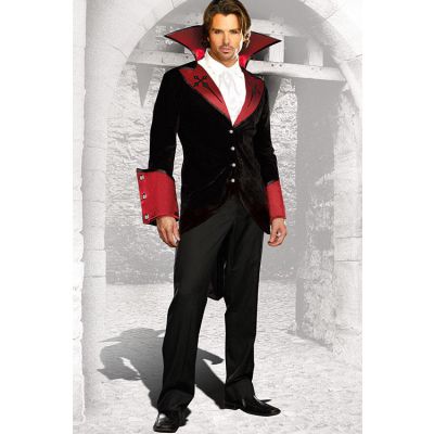 Dreamgirl 2 Pce Black Red Vampire Costume