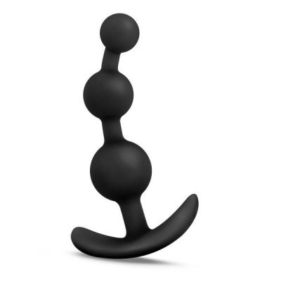 Blush Anal Adventures Platinum Small Anal Beads Silicone Plug