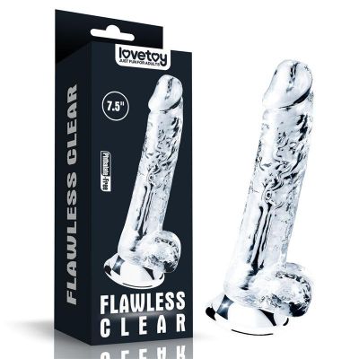 Flawless Clear Dildo 7 5
