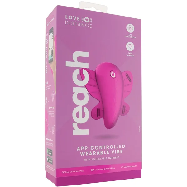 Love Distance Reach App Controlled Wearable Clitoral Vibe