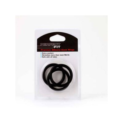 Silicone XL Cock Rings x3