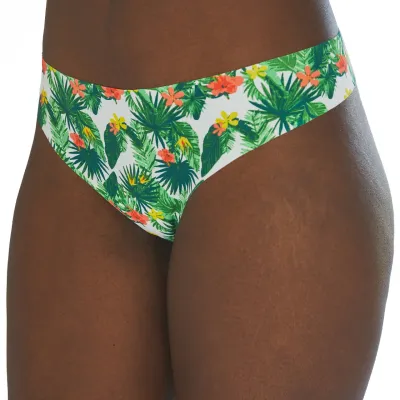 Bonks Individually Packaged Tropic Like It s Hot Seamless Thong One Size