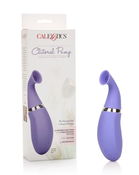 Rechargeable Clitoral Pump - Purple